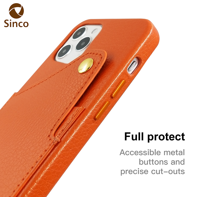 Sinco supplier new vintage wallet pu leather phone case for iPhone 15