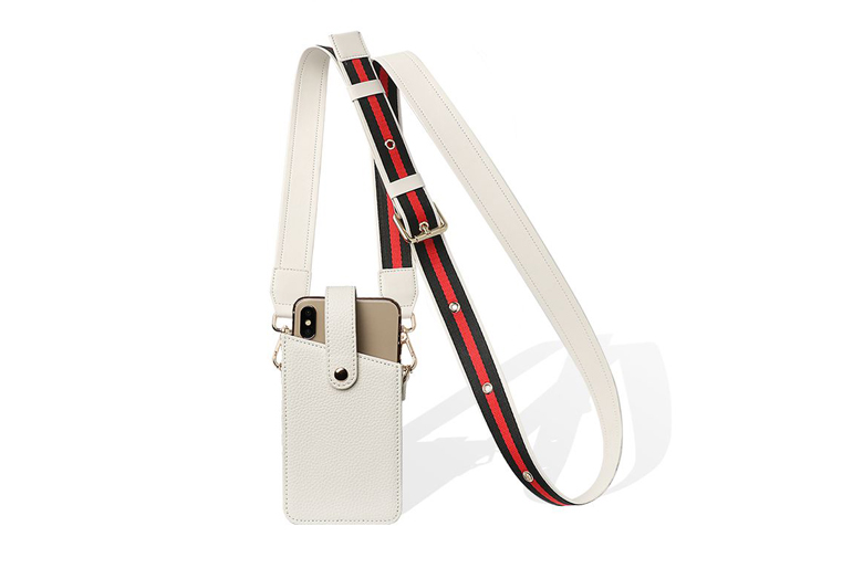 Leather Phone Case with Strap Crossbody