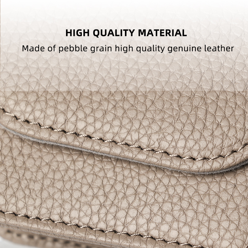Sinco custom leather airpod case bag