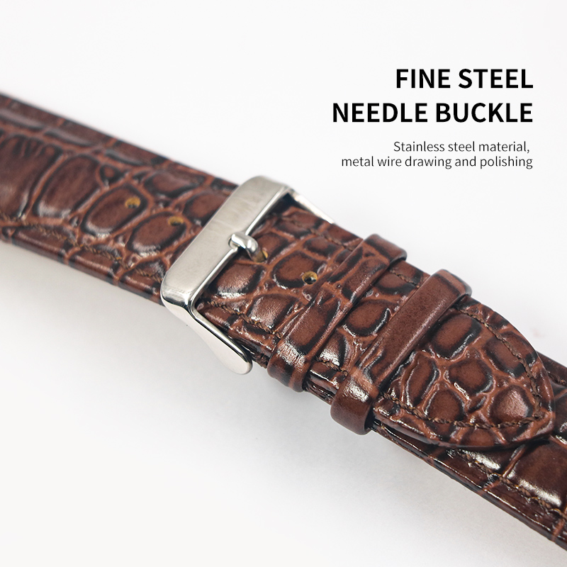 Sinco crocodile leather apple smart watch bands