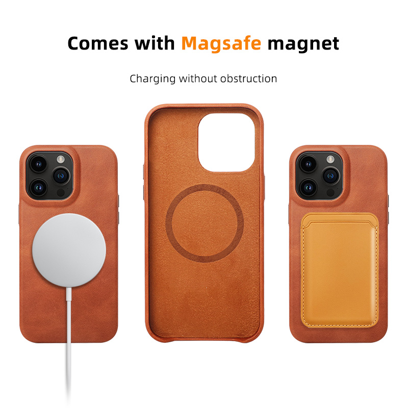 Sinco magsafe leather phone case
