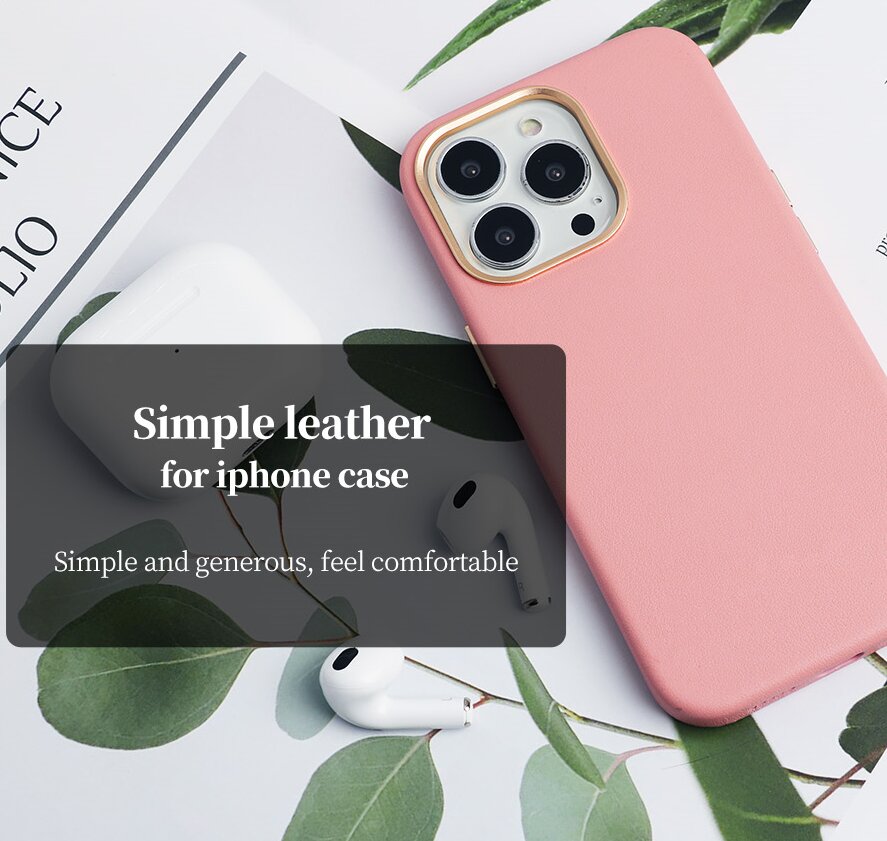 Sinco iphone plain texture leather cases