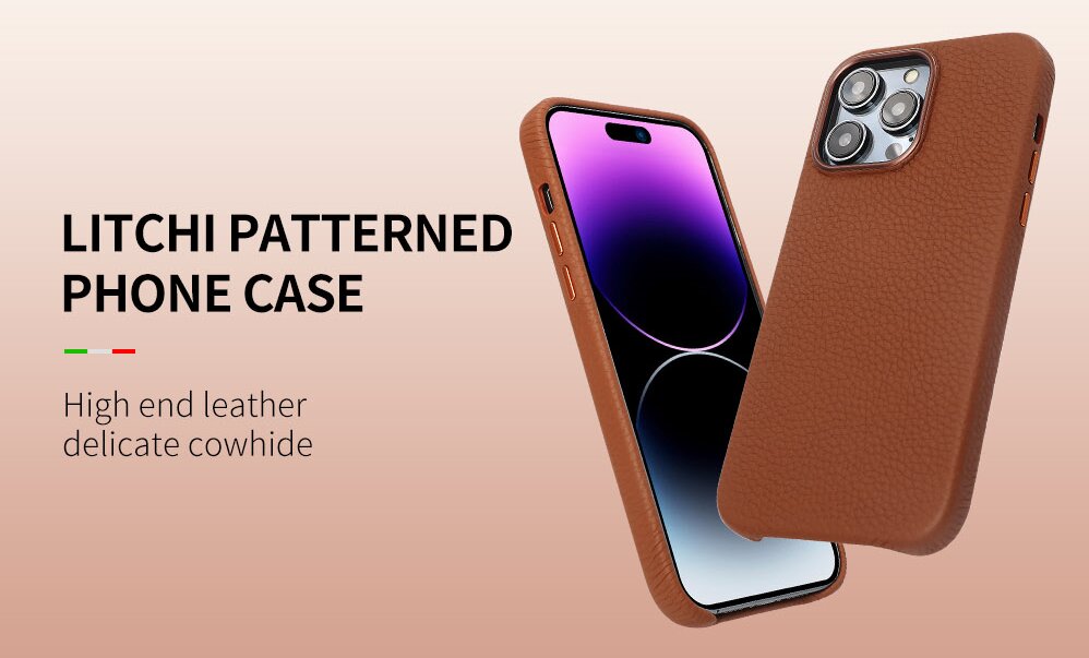 Sinco anti peep litchi leather magnetic phone case