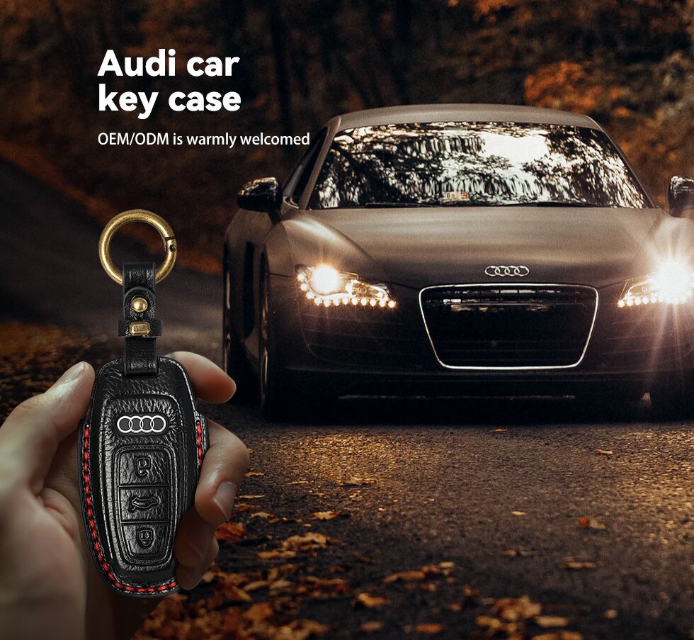 Sinco leather car key case for Audi