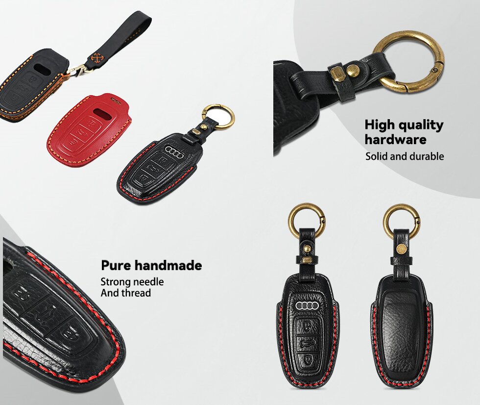 Sinco leather car key case for Audi