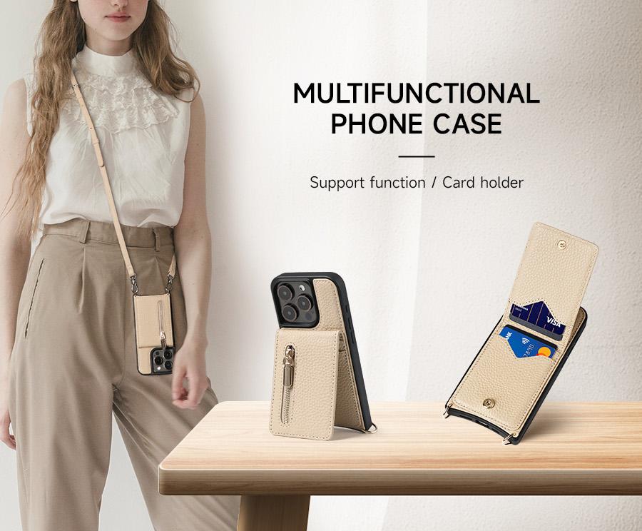 Sinco genuine leather phone case with card holders