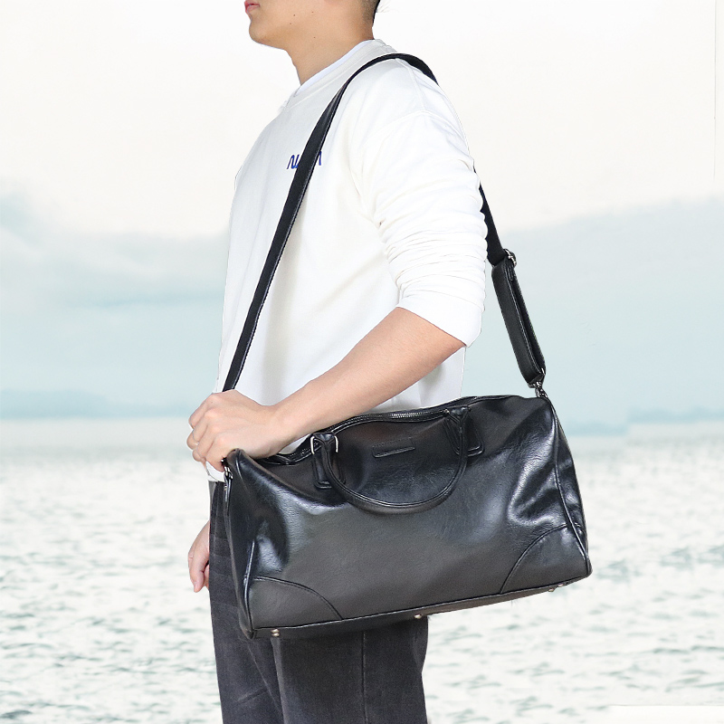 Sinco Genuine Leather Luggage Travel Bag for Men