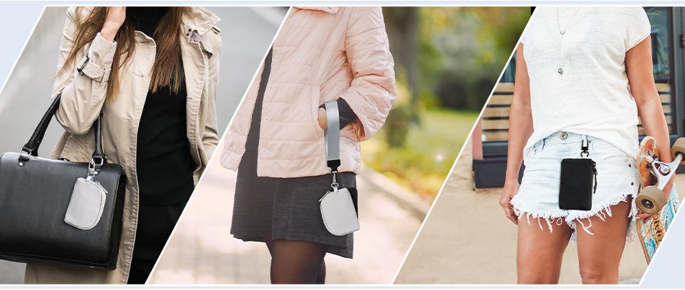 Sinco coin bag leather lulu double wrist wallet coin