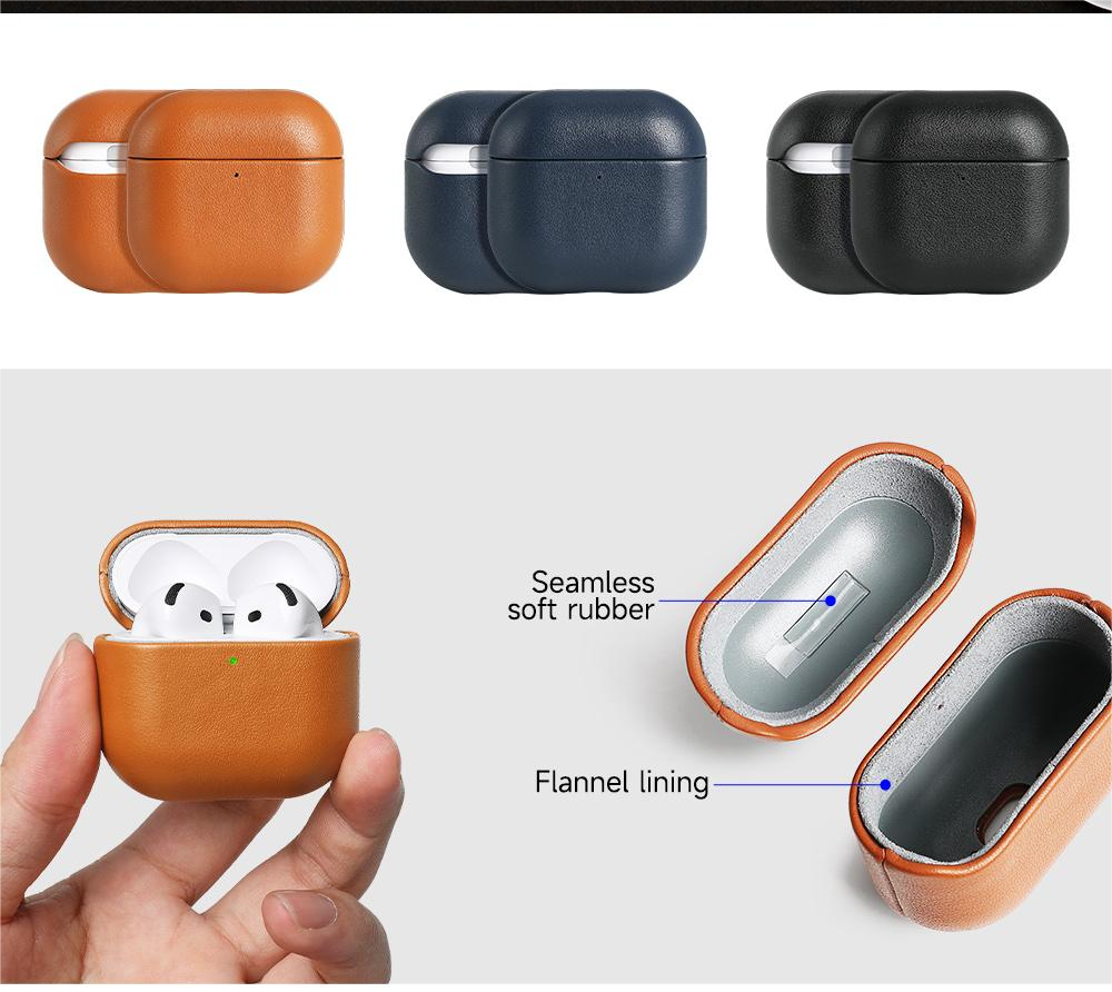 Sinco airpods headphone cases leather earbud case