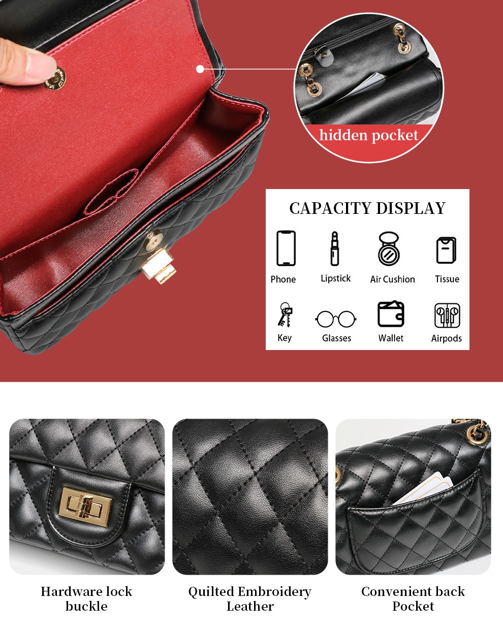 Sinco genuine leather bags women handbags ladies