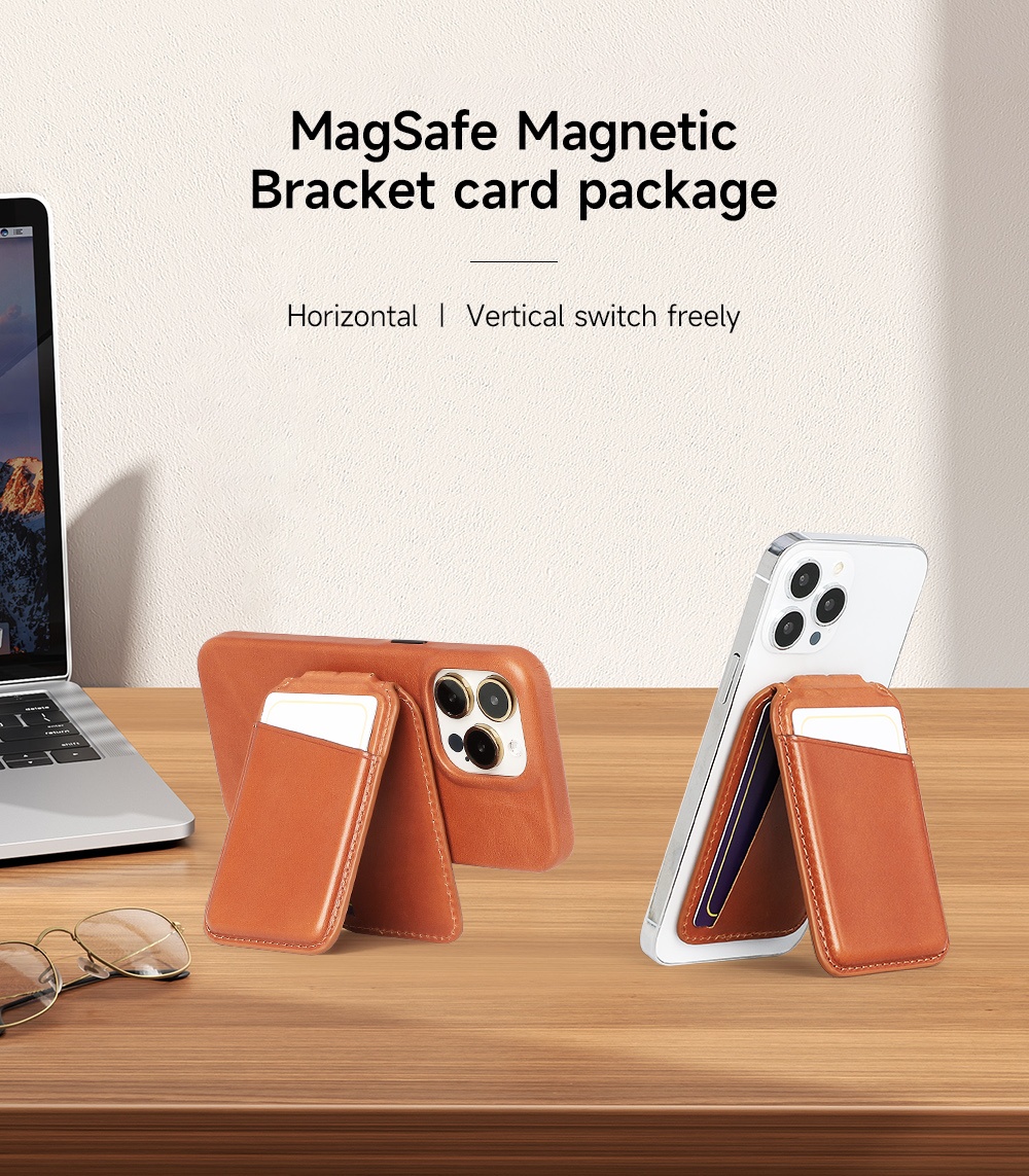 Sinco magnetic card holder for trading cards leather card holder
