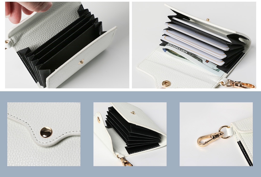 Sinco magnetic wallet card holder money clip custom