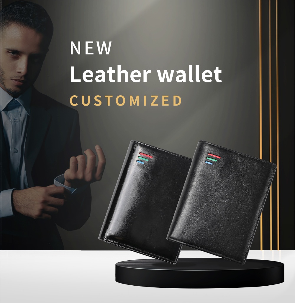 Sinco wallet card holder leather genuine leather money clip