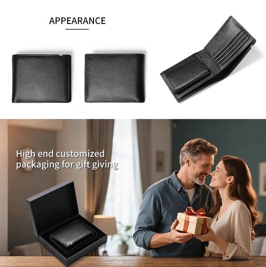 Sinco men wallets genuine leather card holder wallet