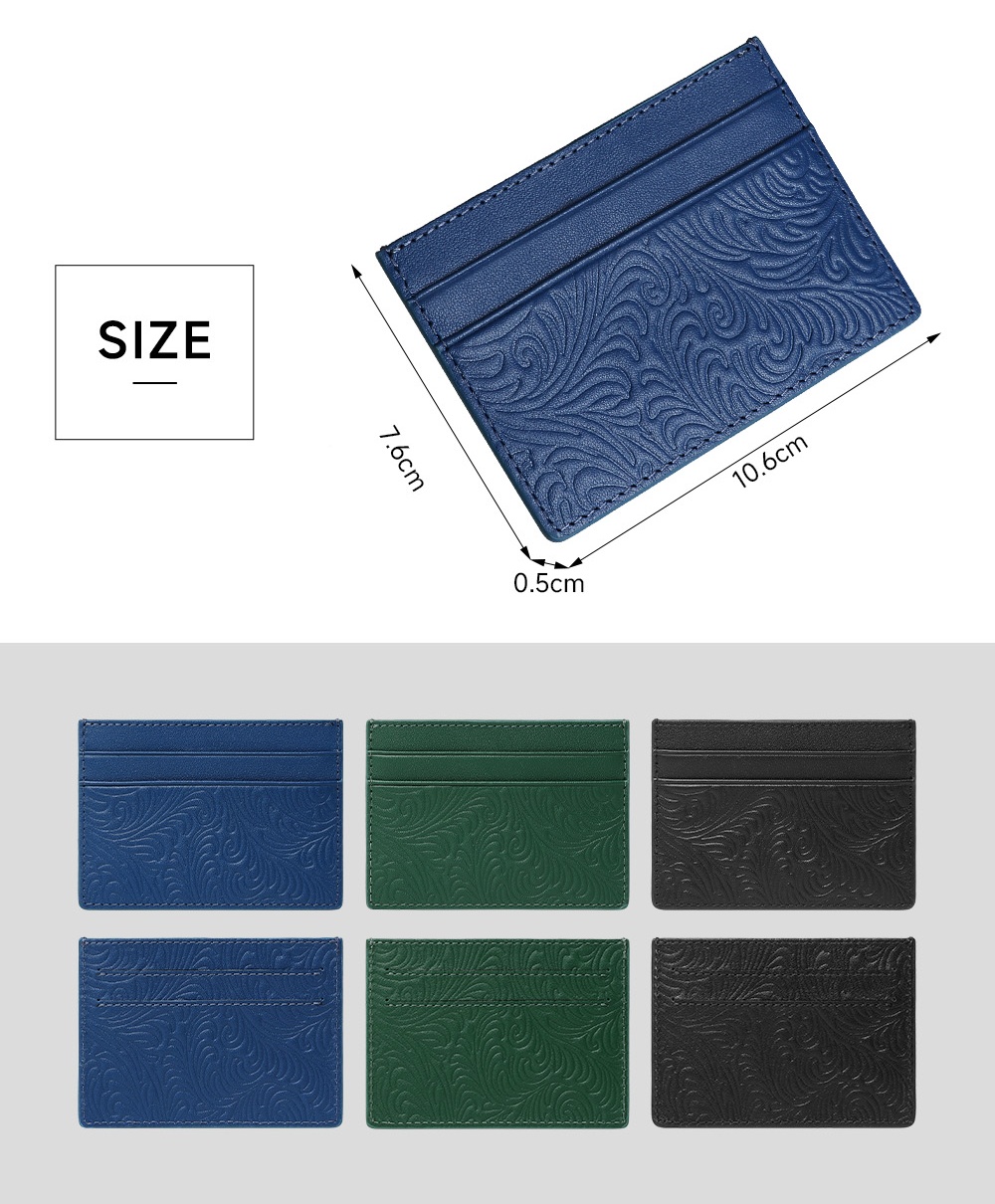 Sinco custom leather card holder embossed design card holder Sinco custom leather card holder embossed design card holder