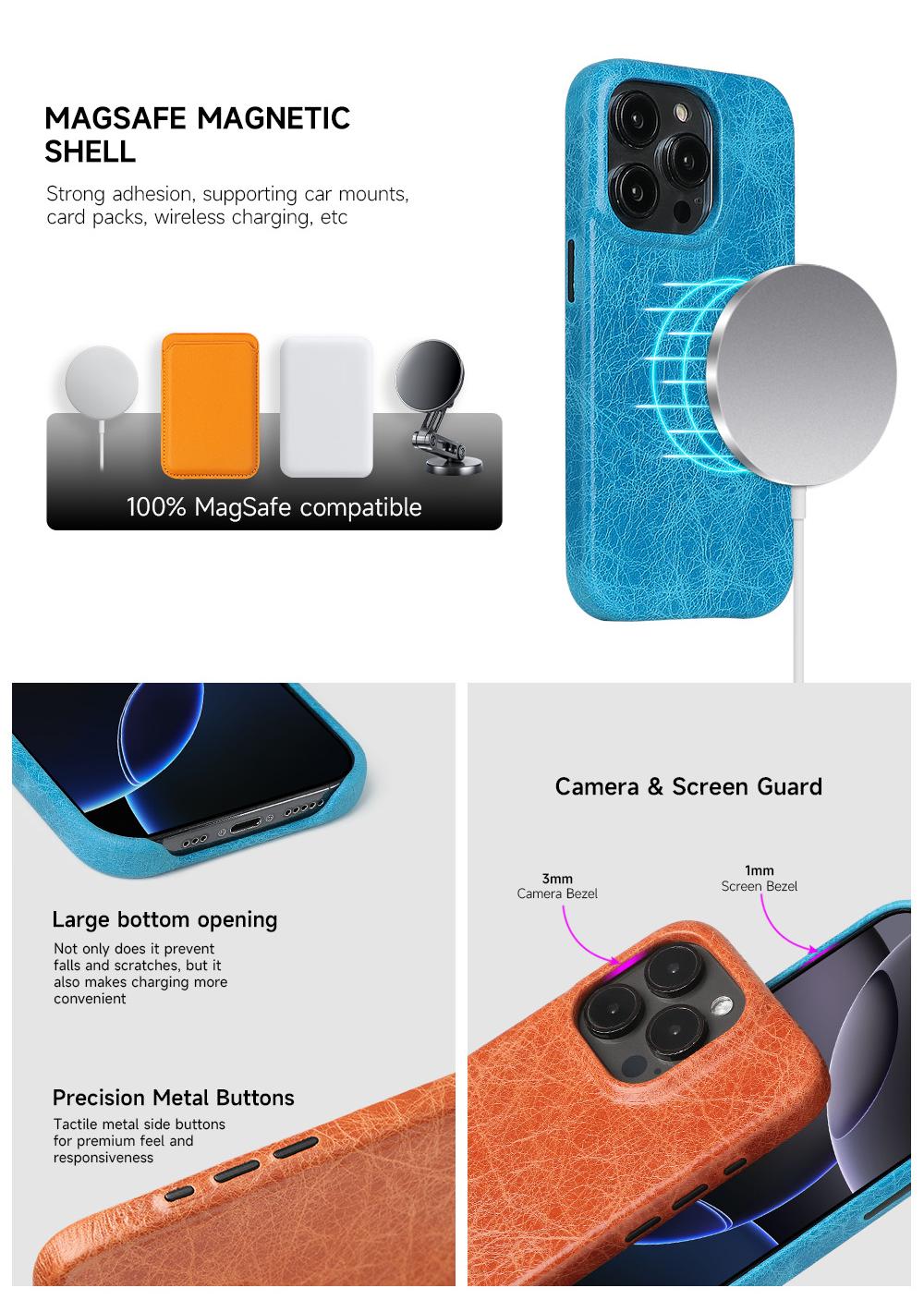Sinco genuine leather phone case custom cell phone cases