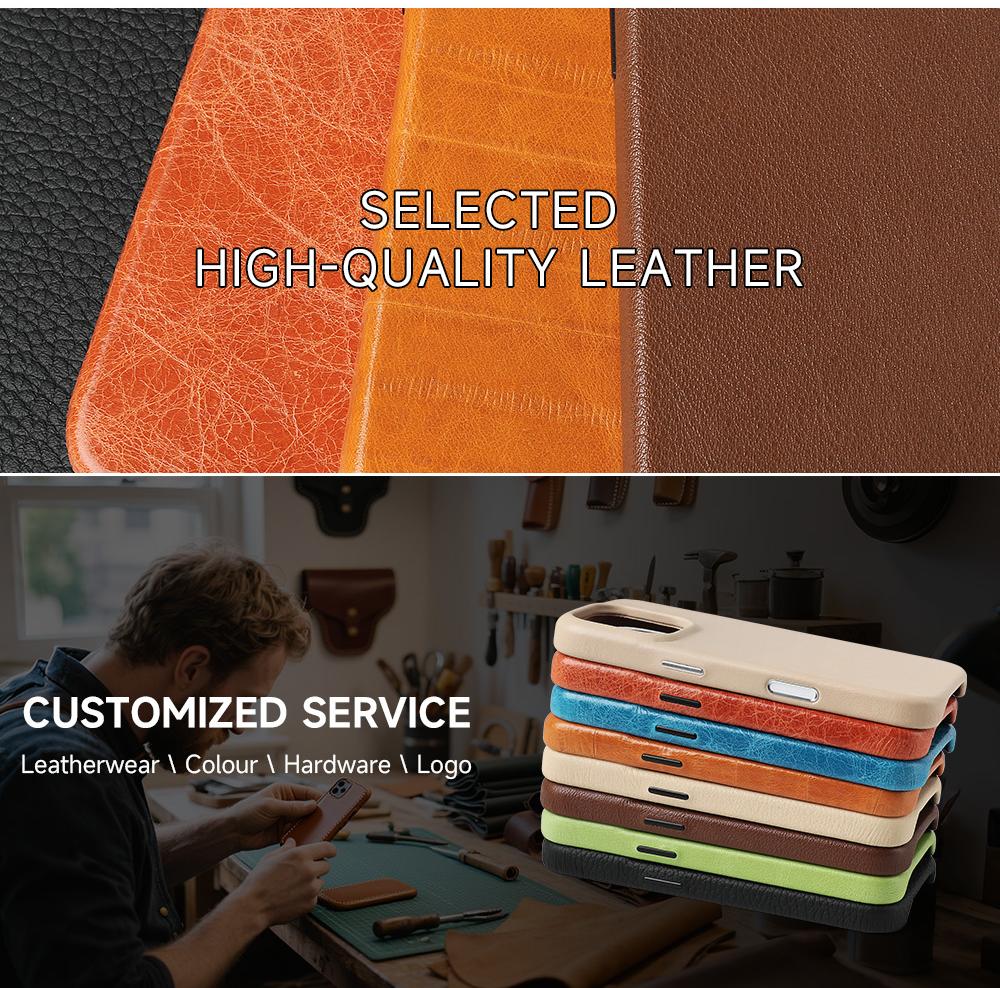 Sinco genuine leather phone case custom cell phone cases