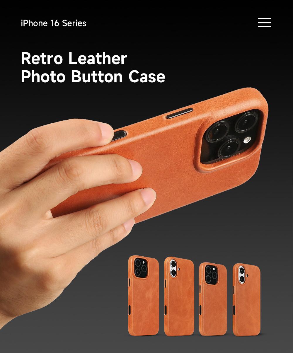 Sinco mobile phone cases leather with camera control button