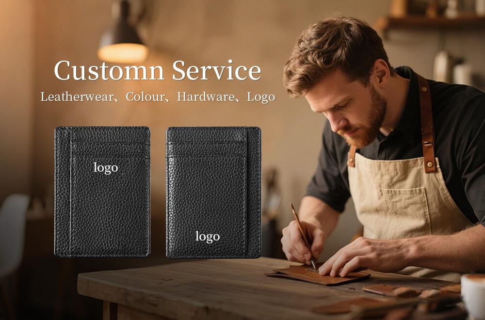 Sinco genuine leather credit card holder wallet
