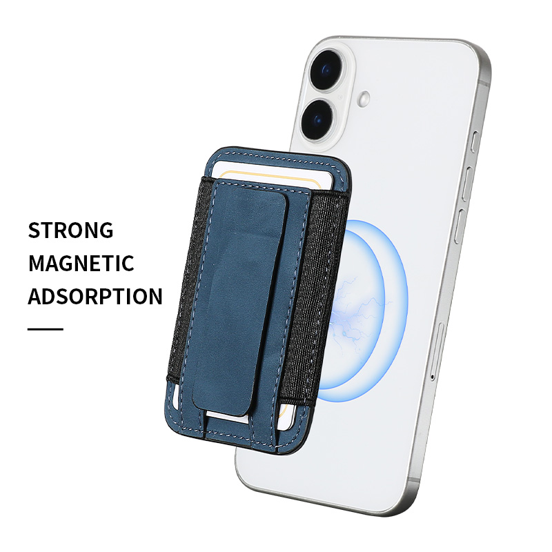 Sinco magnetic card holder leather id card holder