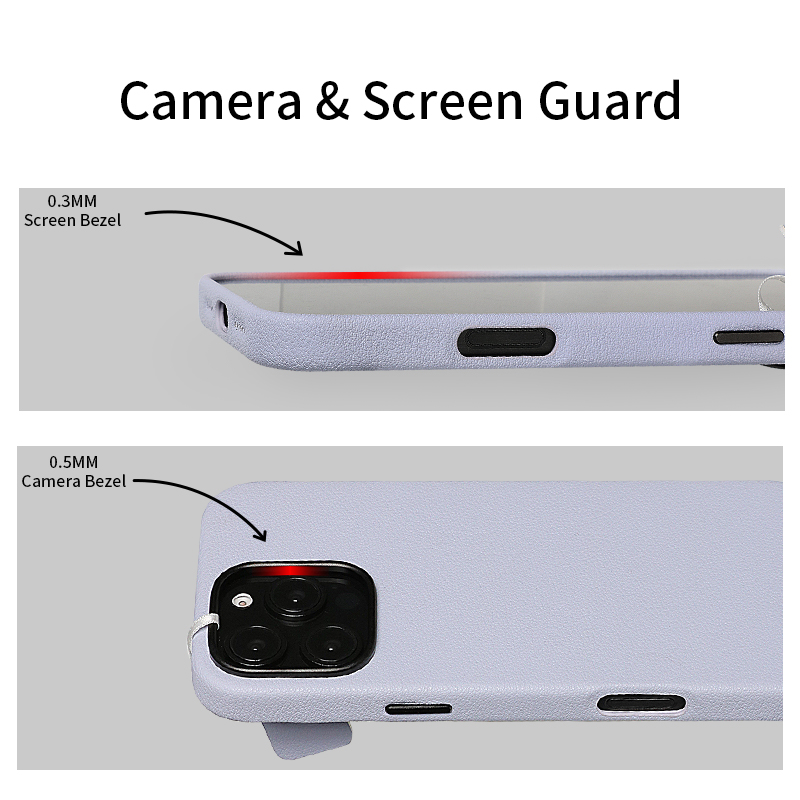 Sinco make leather cell phone case custom logo and colors