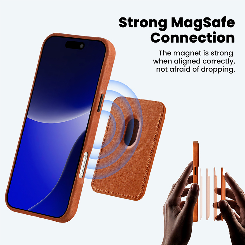 Sinco custom leather phone case with magnetic card holder Sinco custom leather phone case with magnetic card holder