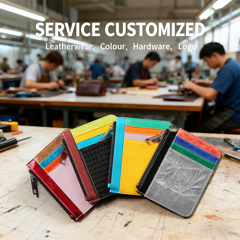 Sinco luxury leather custom credit card holder