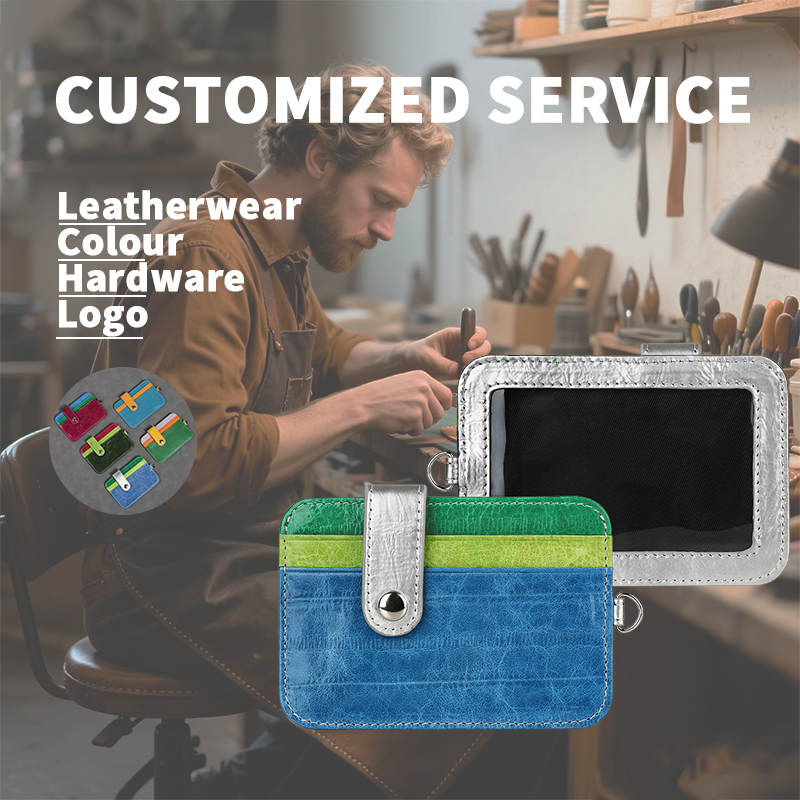 Sinco credit card holder wallet leather custom
