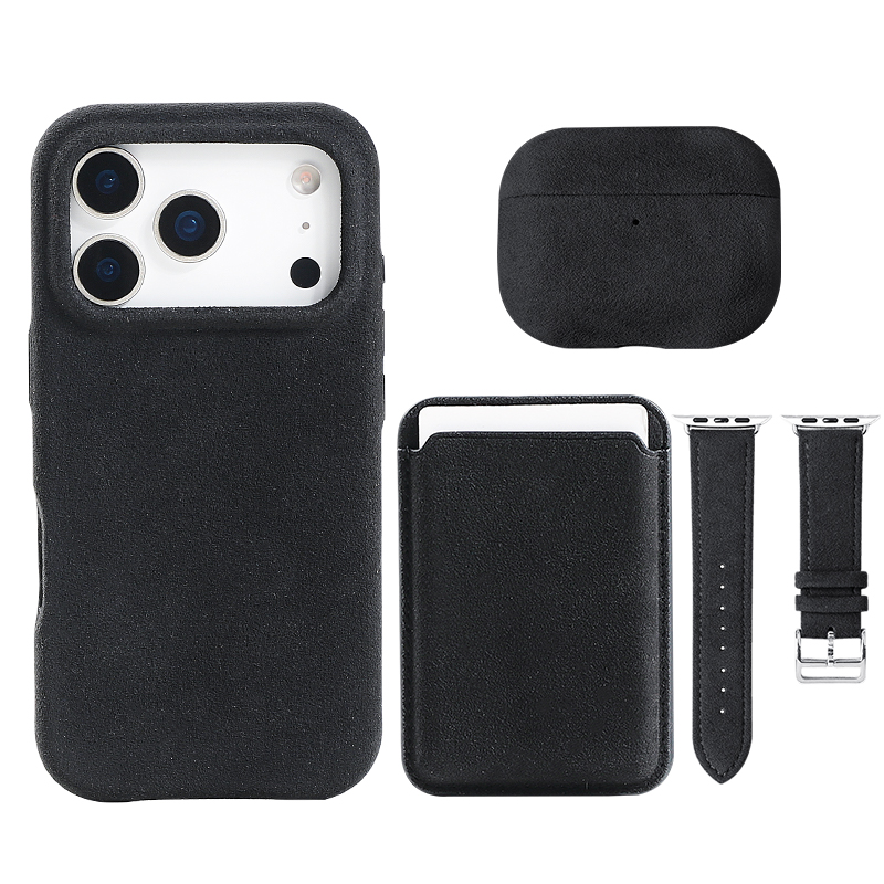 Sinco alcantara material handmade mobile phone leather case Sinco alcantara material handmade mobile phone leather case