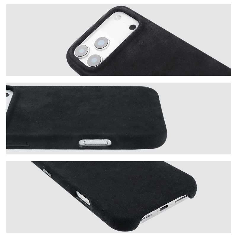 Sinco alcantara material handmade mobile phone leather case Sinco alcantara material handmade mobile phone leather case