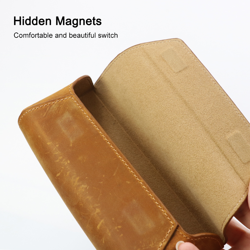 Sinco practical leather eyewear cases custom logo