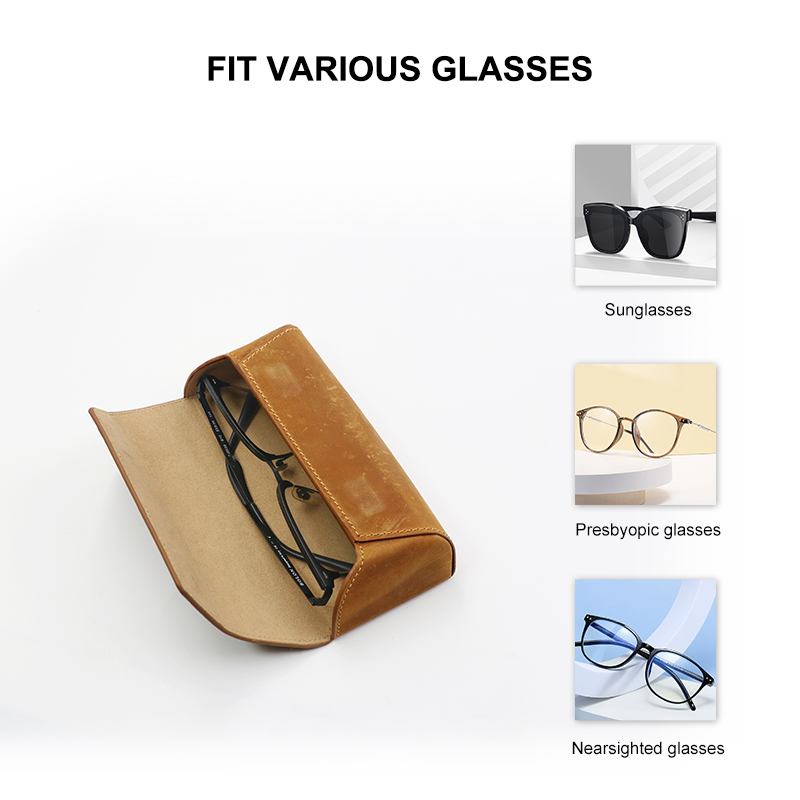 Sinco practical leather eyewear cases custom logo