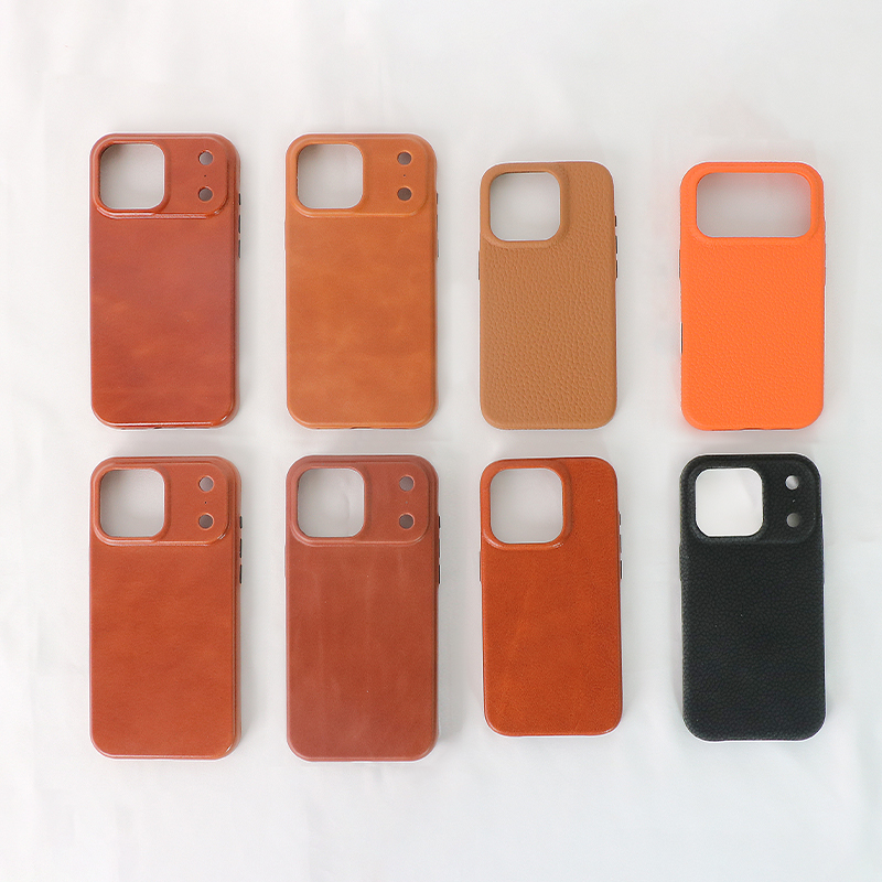 Sinco retro leather glossy leather case cover for phone