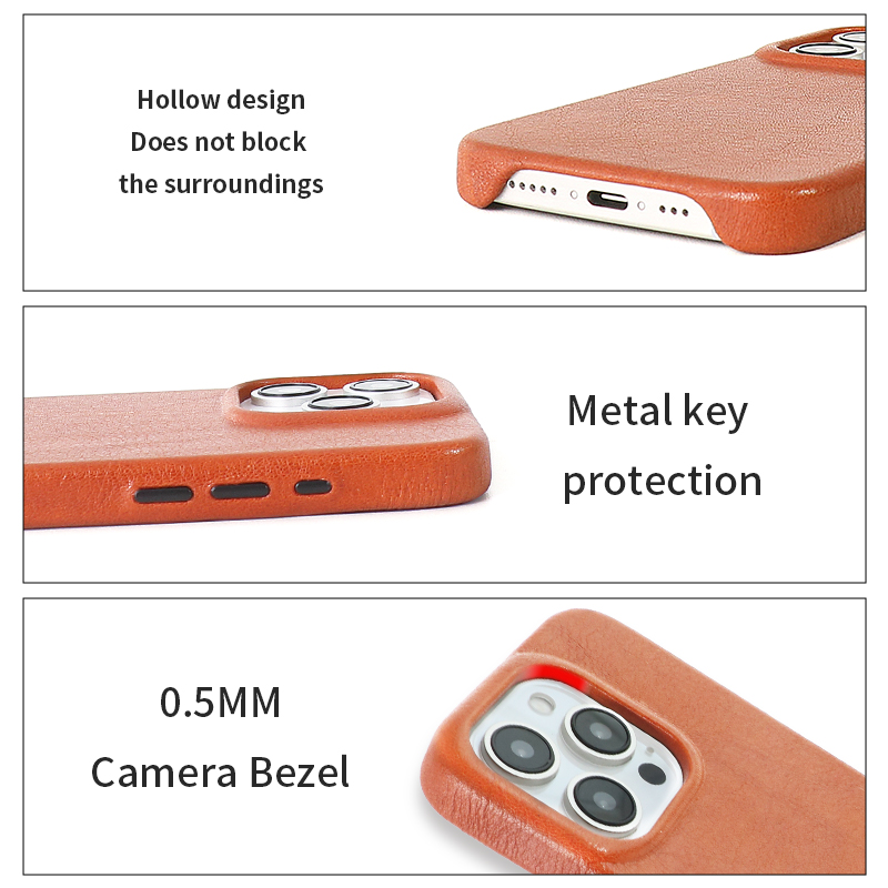 Sinco full body protection genuine leather phone case