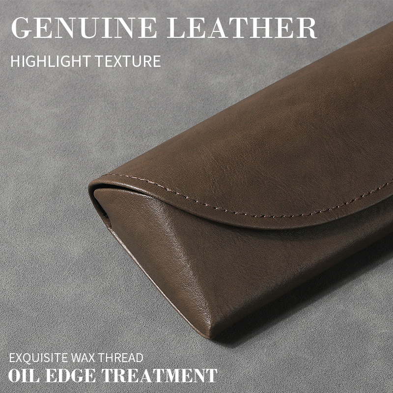 Sinco oem genuine leather eyewear leather cases custom Sinco oem genuine leather eyewear leather cases custom