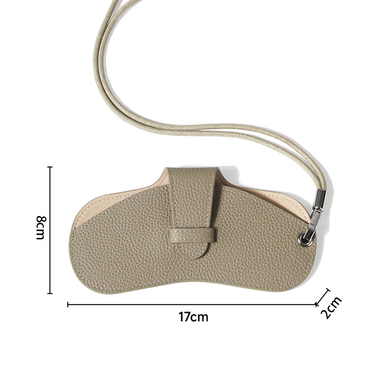 Sinco cowhide leather material eyewear case box