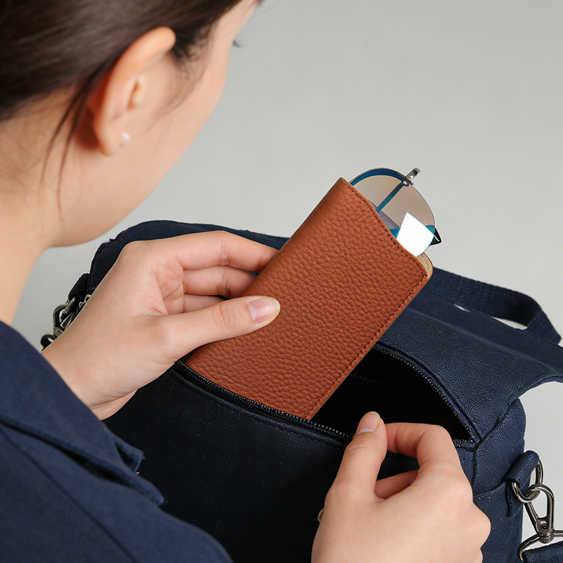 Sinco Full-grain Cowhide leather eyewear display case