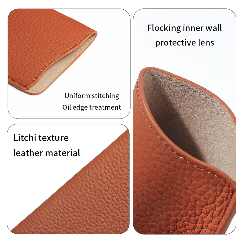 Sinco Full-grain Cowhide leather eyewear display case