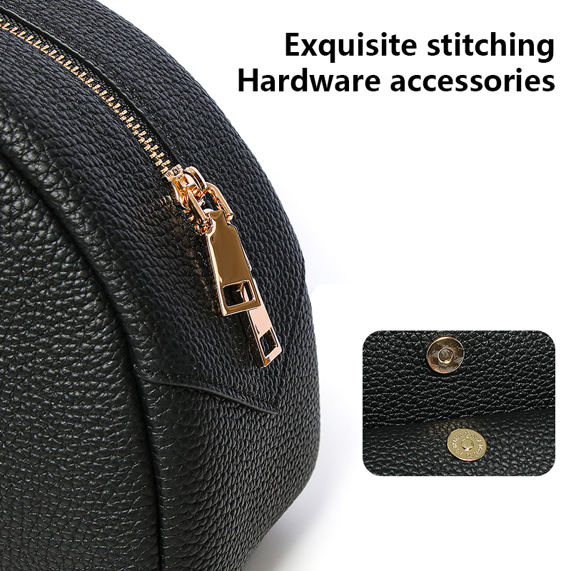 Sinco custom top grain cowhide lychee leather handbag