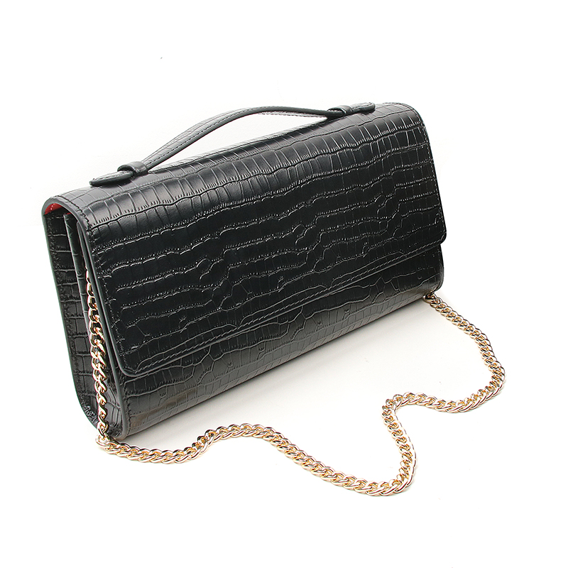 Sinco Genuine Leather Crocodile Pattern Shoulder Bag for Women