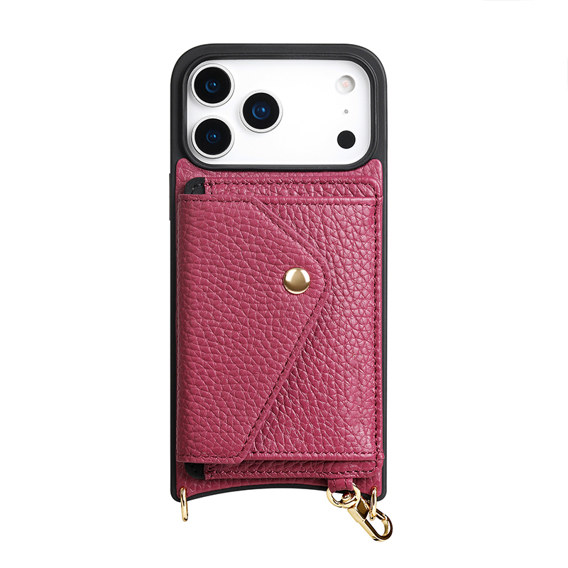 Sinco custom leather phone case with detachable card holder