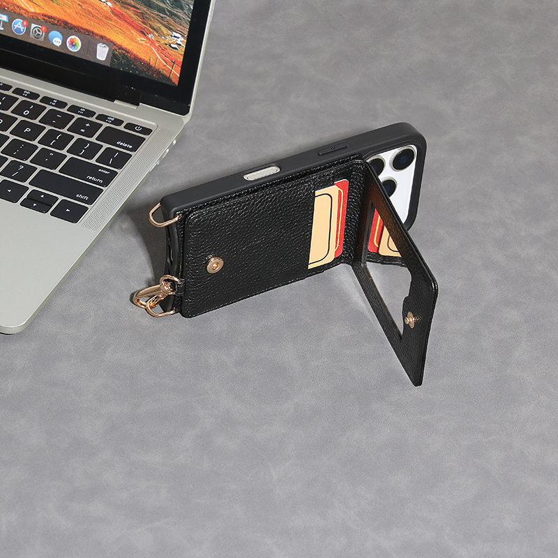 Sinco custom crossbody phone case with detachable card holder