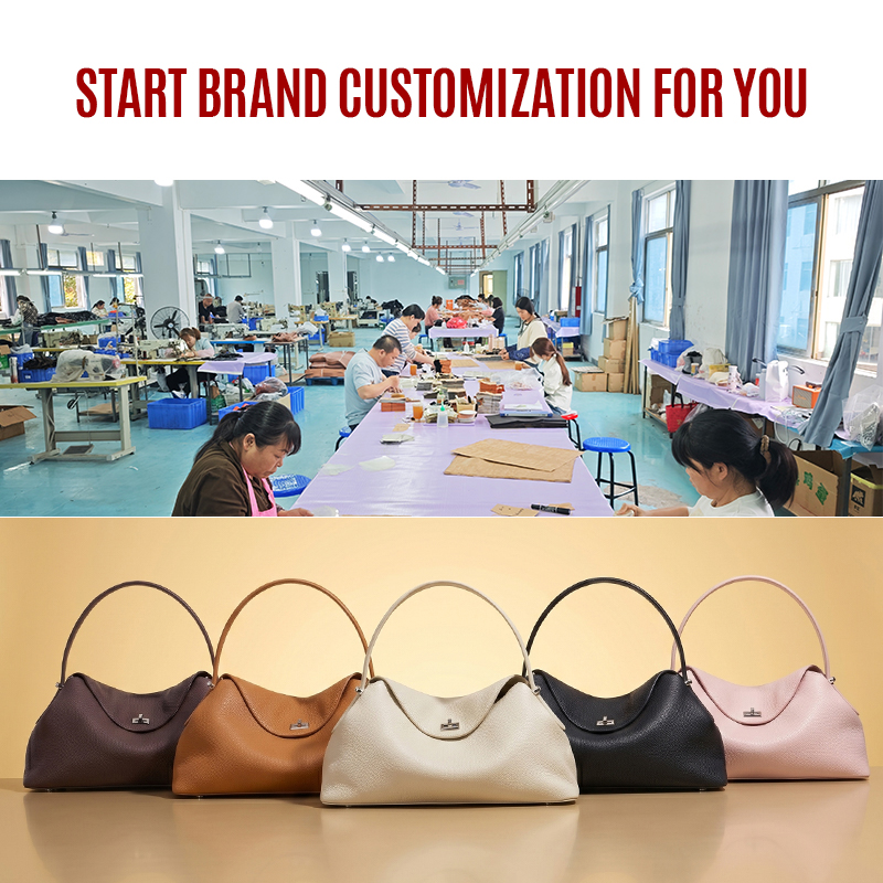 Sinco Custom Genuine Leather Handbag for Commute