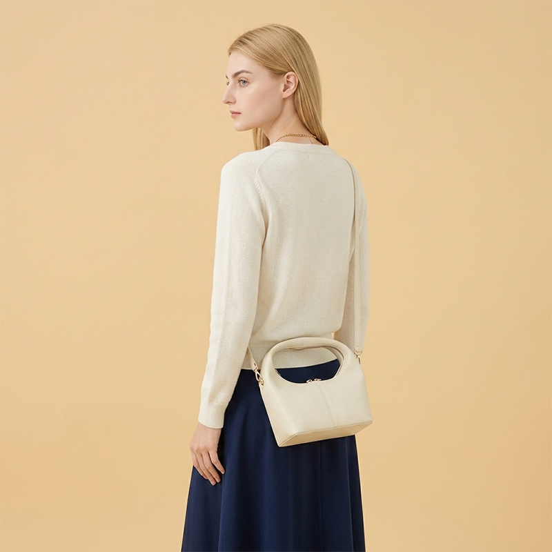 Sinco Genuine Leather Handbag with Crossbody Strap Sinco Genuine Leather Handbag with Crossbody Strap