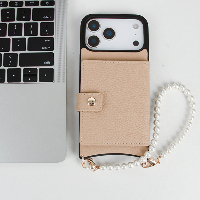 Sinco Custom Leather Wallet Phone Case with Detachable Card Holder
