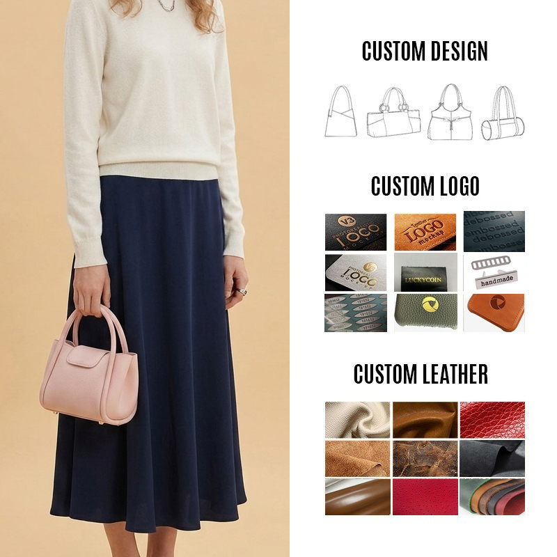 Sinco Custom Full Grain Leather Handbag Crossbody Bag