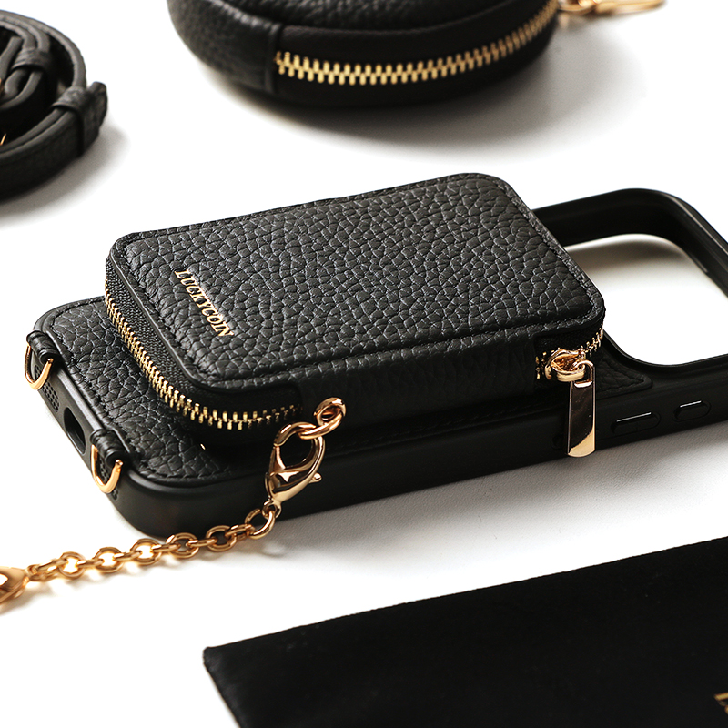 Multi-functional Genuine Leather MagSafe Crossbody Phone Case New Arrival