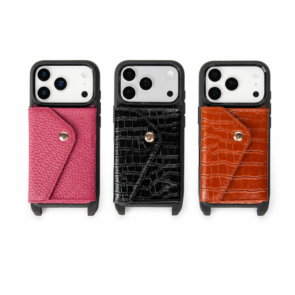 Sinco Custom Genuine Leather Wallet Phone Case for iPhone 18 Pro Max