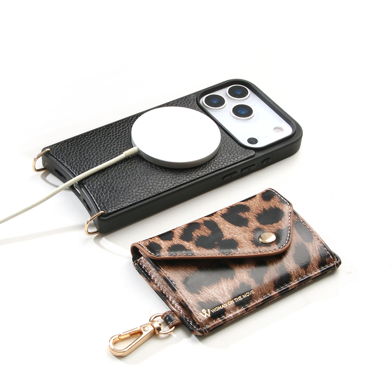 Sinco Custom Genuine Leather Magnetic Wallet Phone Case for iPhone 17 18 Pro Max