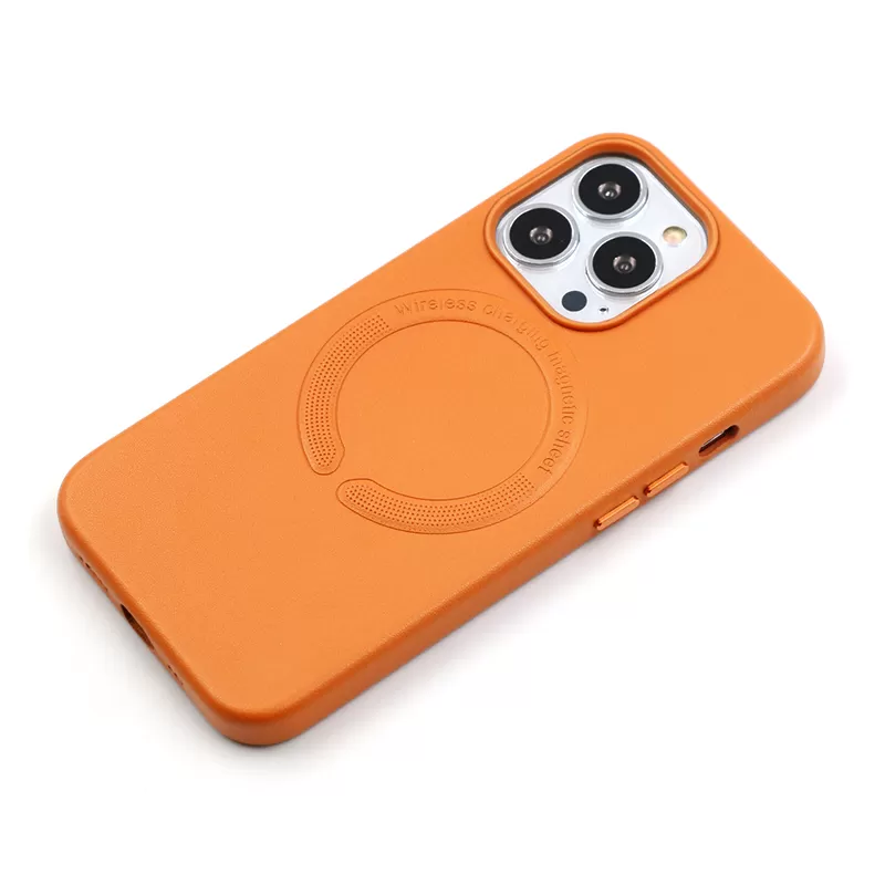 Vegan Leather Magnetic Phone Case